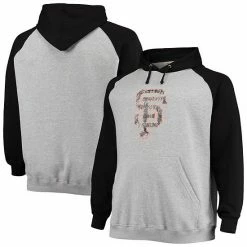 Men's Fanatics Branded Heathered Gray/Black San Francisco Giants Big & Tall Raglan Pullover Hoodie 7 Men's Fanatics Branded Heathered Gray/Black San Francisco Giants Big & Tall Raglan Pullover Hoodie -Metaverse shop unnamed file 21737