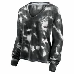 Women's Fanatics Branded White/Black Las Vegas Raiders Sport Resort Tie-Dye V-Neck Long Sleeve T-Shirt 4 Women's Fanatics Branded White/Black Las Vegas Raiders Sport Resort Tie-Dye V-Neck Long Sleeve T-Shirt -Metaverse shop unnamed file 21775