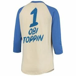 Women's Fanatics Branded Obi Toppin Cream New York Knicks NBA 3/4-Sleeve Raglan T-Shirt 4 Women's Fanatics Branded Obi Toppin Cream New York Knicks NBA 3/4-Sleeve Raglan T-Shirt -Metaverse shop unnamed file 21804
