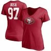 Women's Fanatics Branded Nick Bosa Scarlet San Francisco 49ers Player Icon Name & Number V-Neck T-Shirt 1 Women's Fanatics Branded Nick Bosa Scarlet San Francisco 49ers Player Icon Name & Number V-Neck T-Shirt -Metaverse shop unnamed file 21829