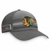 Men's Fanatics Branded Charcoal Chicago Blackhawks Home Ice Snapback Hat -Metaverse shop unnamed file 2189