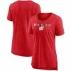 Women's Fanatics Branded Heathered Red Wisconsin Badgers Breakneck Speed Tri-Blend T-Shirt -Metaverse shop unnamed file 21899