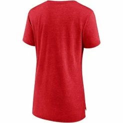 Women's Fanatics Branded Heathered Red Wisconsin Badgers Breakneck Speed Tri-Blend T-Shirt -Metaverse shop unnamed file 21902
