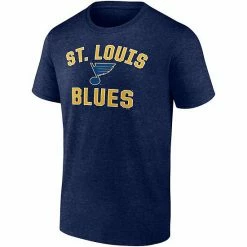 Men's Fanatics Branded Heathered Navy St. Louis Blues Victory Arch T-Shirt -Metaverse shop unnamed file 21919