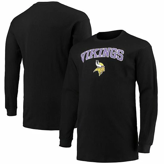 Men's Fanatics Branded Black Minnesota Vikings Big & Tall Thermal Long Sleeve T-Shirt Men's Fanatics Branded Black Minnesota Vikings Big & Tall Thermal Long Sleeve T-Shirt -Metaverse shop unnamed file 21936