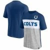 Men's Fanatics Branded Royal/Heathered Gray Indianapolis Colts Colorblock T-Shirt 2 Men's Fanatics Branded Royal/Heathered Gray Indianapolis Colts Colorblock T-Shirt -Metaverse shop unnamed file 21953
