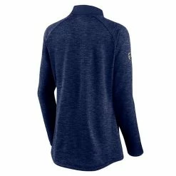 Women's Fanatics Branded Navy/Heathered Navy St. Louis Blues Authentic Pro Travel & Training Raglan Quarter-Zip Jacket 5 Women's Fanatics Branded Navy/Heathered Navy St. Louis Blues Authentic Pro Travel & Training Raglan Quarter-Zip Jacket -Metaverse shop unnamed file 21960