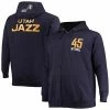 Men's Fanatics Branded Donovan Mitchell Navy Utah Jazz Big & Tall Player Name & Number Full-Zip Hoodie Jacket -Metaverse shop unnamed file 22000