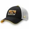 Men's Fanatics Branded Black Boston Bruins Hometown Trucker Snapback Hat