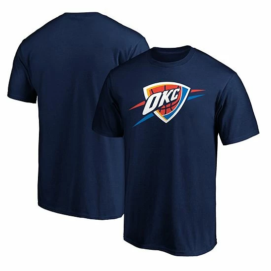 Men's Fanatics Branded Navy Oklahoma City Thunder Primary Team Logo T-Shirt Men's Fanatics Branded Navy Oklahoma City Thunder Primary Team Logo T-Shirt -Metaverse shop unnamed file 22087