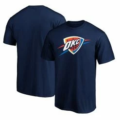 Men's Fanatics Branded Navy Oklahoma City Thunder Primary Team Logo T-Shirt 3 Men's Fanatics Branded Navy Oklahoma City Thunder Primary Team Logo T-Shirt -Metaverse shop unnamed file 22088
