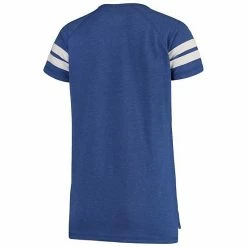 Women's Fanatics Branded Royal/White Kansas City Royals Tri-blend Wordmark Notch Neck T-Shirt -Metaverse shop unnamed file 22115