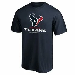 Men's Fanatics Branded Navy Houston Texans Team Lockup Logo T-Shirt -Metaverse shop unnamed file 22118