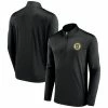 Men's Fanatics Branded Black Boston Bruins Underdog Mindset Quarter-Zip Jacket