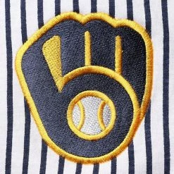 Men's Fanatics Branded White/Navy Milwaukee Brewers Big & Tall Pinstripe Shorts 4 Men's Fanatics Branded White/Navy Milwaukee Brewers Big & Tall Pinstripe Shorts -Metaverse shop unnamed file 22238