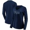 Women's Fanatics Branded Navy Tampa Bay Rays Core Team Long Sleeve V-Neck T-Shirt 1 Women's Fanatics Branded Navy Tampa Bay Rays Core Team Long Sleeve V-Neck T-Shirt -Metaverse shop unnamed file 22239