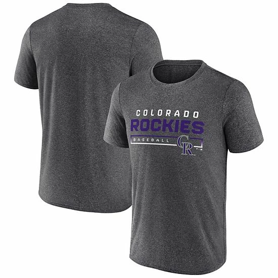 Men's Fanatics Branded Heathered Charcoal Colorado Rockies Durable Goods Synthetic T-Shirt Men's Fanatics Branded Heathered Charcoal Colorado Rockies Durable Goods Synthetic T-Shirt -Metaverse shop unnamed file 22321