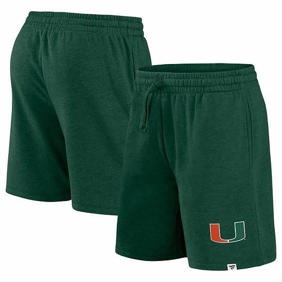 Men's Fanatics Branded Green Miami Hurricanes Team Primary Logo Shorts Men's Fanatics Branded Green Miami Hurricanes Team Primary Logo Shorts -Metaverse shop unnamed file 22332