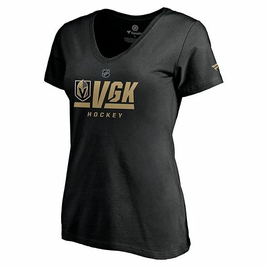 Women's Fanatics Branded Black Vegas Golden Knights Authentic Pro Secondary Logo V-Neck T-Shirt Women's Fanatics Branded Black Vegas Golden Knights Authentic Pro Secondary Logo V-Neck T-Shirt -Metaverse shop unnamed file 22347