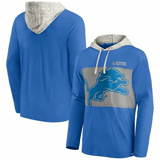 Men's Fanatics Branded Blue Detroit Lions Long Sleeve Hoodie T-Shirt Men's Fanatics Branded Blue Detroit Lions Long Sleeve Hoodie T-Shirt -Metaverse shop unnamed file 22373