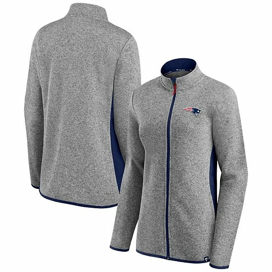 Women's Fanatics Branded Heathered Gray/Navy New England Patriots Block Party Primary Logo Full-Zip Jacket Women's Fanatics Branded Heathered Gray/Navy New England Patriots Block Party Primary Logo Full-Zip Jacket -Metaverse shop unnamed file 22377
