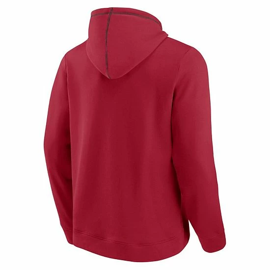 Men's Fanatics Branded Red Tampa Bay Buccaneers Tiebreaker Pullover Hoodie 6 Men's Fanatics Branded Red Tampa Bay Buccaneers Tiebreaker Pullover Hoodie - Image 4