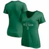 Women's Fanatics Branded Kelly Green Boston Red Sox St. Patrick's Day Celtic Knot V-Neck T-Shirt -Metaverse shop unnamed file 22462