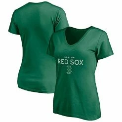 Women's Fanatics Branded Kelly Green Boston Red Sox St. Patrick's Day Celtic Knot V-Neck T-Shirt 3 Women's Fanatics Branded Kelly Green Boston Red Sox St. Patrick's Day Celtic Knot V-Neck T-Shirt -Metaverse shop unnamed file 22463