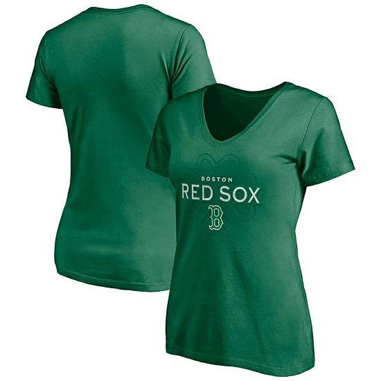 Women's Fanatics Branded Kelly Green Boston Red Sox St. Patrick's Day Celtic Knot V-Neck T-Shirt Women's Fanatics Branded Kelly Green Boston Red Sox St. Patrick's Day Celtic Knot V-Neck T-Shirt -Metaverse shop unnamed file 22463
