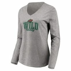 Women's Fanatics Branded Green/Heathered Gray Minnesota Wild Short Sleeve & Long Sleeve V-Neck T-Shirt Combo Pack 6 Women's Fanatics Branded Green/Heathered Gray Minnesota Wild Short Sleeve & Long Sleeve V-Neck T-Shirt Combo Pack -Metaverse shop unnamed file 22474