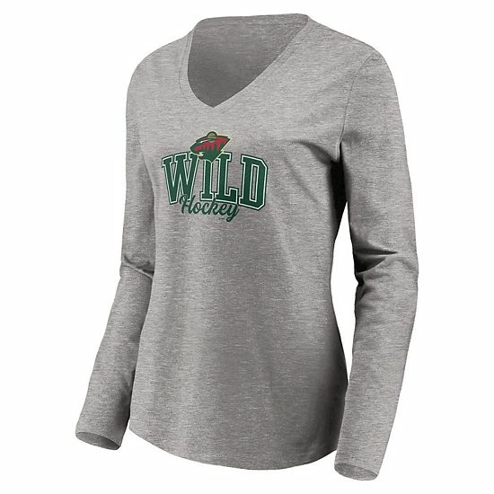 Women's Fanatics Branded Green/Heathered Gray Minnesota Wild Short Sleeve & Long Sleeve V-Neck T-Shirt Combo Pack Women's Fanatics Branded Green/Heathered Gray Minnesota Wild Short Sleeve & Long Sleeve V-Neck T-Shirt Combo Pack -Metaverse shop unnamed file 22474