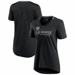 Women's Fanatics Branded Black Los Angeles Kings Authentic Pro Locker Room T-Shirt