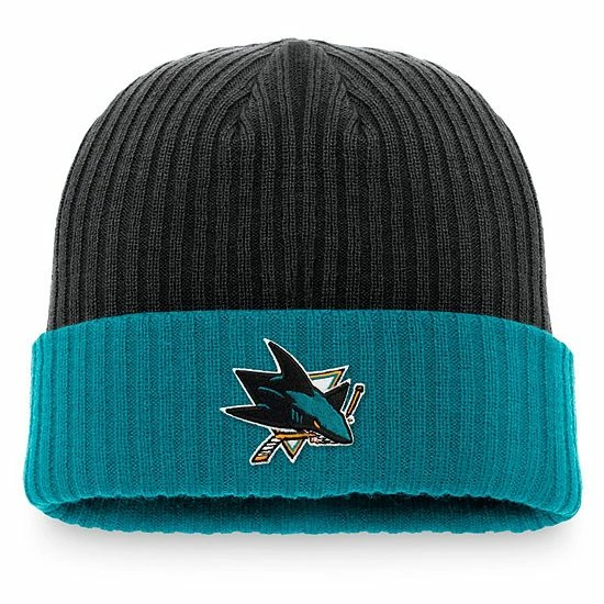 Men's Fanatics Branded Black San Jose Sharks Core Primary Logo Cuffed Knit Hat Men's Fanatics Branded Black San Jose Sharks Core Primary Logo Cuffed Knit Hat -Metaverse shop unnamed file 22561
