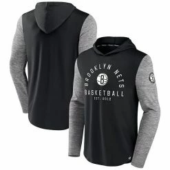 Men's Fanatics Branded Black/Heathered Charcoal Brooklyn Nets Deep Rotation Performance Pullover Hoodie 3 Men's Fanatics Branded Black/Heathered Charcoal Brooklyn Nets Deep Rotation Performance Pullover Hoodie -Metaverse shop unnamed file 2264