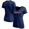 Women's Fanatics Branded Navy Cleveland Indians Steppin Up V-Neck T-Shirt 2 Women's Fanatics Branded Navy Cleveland Indians Steppin Up V-Neck T-Shirt -Metaverse shop unnamed file 22689