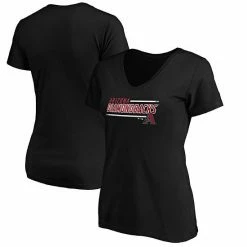 Women's Fanatics Branded Black Arizona Diamondbacks Mascot In Bounds V-Neck T-Shirt