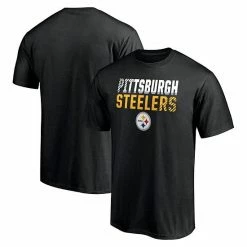 Men's Fanatics Branded Black Pittsburgh Steelers Big & Tall Fade Out T-Shirt -Metaverse shop unnamed file 22716