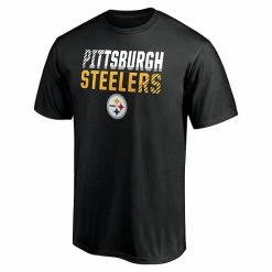 Men's Fanatics Branded Black Pittsburgh Steelers Big & Tall Fade Out T-Shirt -Metaverse shop unnamed file 22717