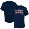 Youth Fanatics Branded Navy Cleveland Guardians 2022 AL Central Division Champions Locker Room T-Shirt
