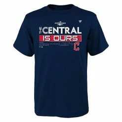 Youth Fanatics Branded Navy Cleveland Guardians 2022 AL Central Division Champions Locker Room T-Shirt -Metaverse shop unnamed file 22754