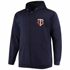 Men's Fanatics Branded Navy Minnesota Twins Big & Tall Solid Full-Zip Hoodie 8 Men's Fanatics Branded Navy Minnesota Twins Big & Tall Solid Full-Zip Hoodie -Metaverse shop unnamed file 22775