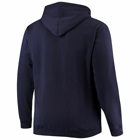 Men's Fanatics Branded Navy Minnesota Twins Big & Tall Solid Full-Zip Hoodie 6 Men's Fanatics Branded Navy Minnesota Twins Big & Tall Solid Full-Zip Hoodie - Image 4