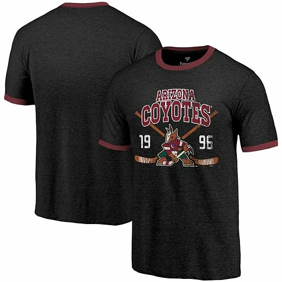 Fanatics Men's Majestic Threads Black Arizona Coyotes Buzzer Beater Tri-Blend Ringer T-Shirt Fanatics Men's Majestic Threads Black Arizona Coyotes Buzzer Beater Tri-Blend Ringer T-Shirt -Metaverse shop unnamed file 22828