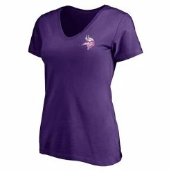 Women's Fanatics Branded Purple Minnesota Vikings Mother's Day V-Neck T-Shirt -Metaverse shop unnamed file 22850