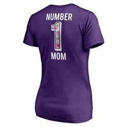 Women's Fanatics Branded Purple Minnesota Vikings Mother's Day V-Neck T-Shirt -Metaverse shop unnamed file 22851