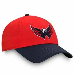 Women's Fanatics Branded Red Washington Capitals Iconic Defender Adjustable Hat -Metaverse shop unnamed file 22863