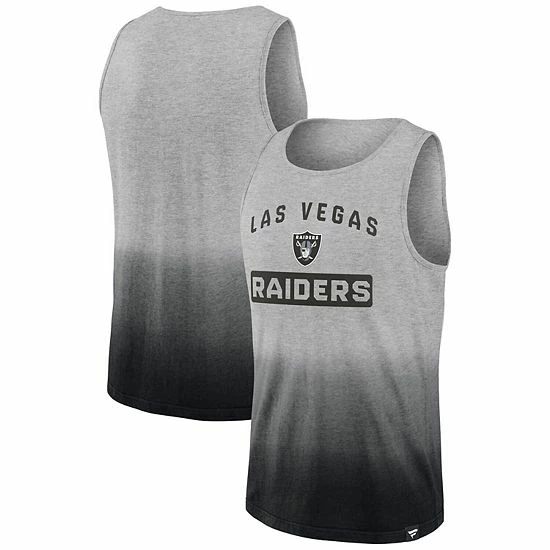 Men's Fanatics Branded Heathered Gray/Black Las Vegas Raiders Our Year Tank Top Men's Fanatics Branded Heathered Gray/Black Las Vegas Raiders Our Year Tank Top -Metaverse shop unnamed file 22917