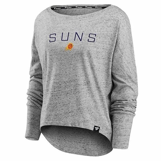 Women's Fanatics Branded Heathered Gray Phoenix Suns Nostalgia Off-The-Shoulder Long Sleeve T-Shirt Women's Fanatics Branded Heathered Gray Phoenix Suns Nostalgia Off-The-Shoulder Long Sleeve T-Shirt -Metaverse shop unnamed file 22923