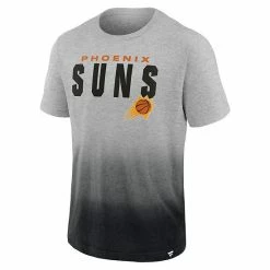 Men's Fanatics Branded Heathered Gray/Black Phoenix Suns Board Crasher Dip-Dye T-Shirt -Metaverse shop unnamed file 22927