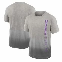 Men's Fanatics Branded Heathered Gray/White Orlando City SC Dip-Dye T-Shirt -Metaverse shop unnamed file 22930
